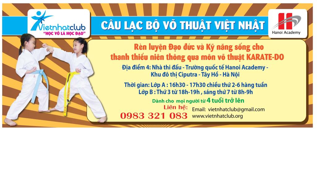 Đăng ký học Karatedo tại Việt Nhật Club - Hà Nội Academy