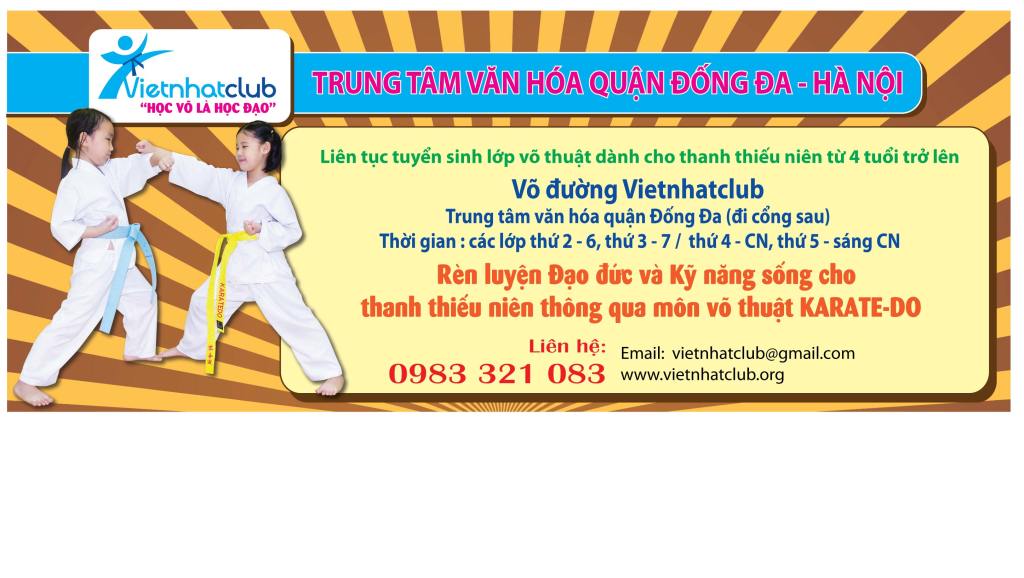 Đăng ký học Karatedo tại Việt Nhật Dojo